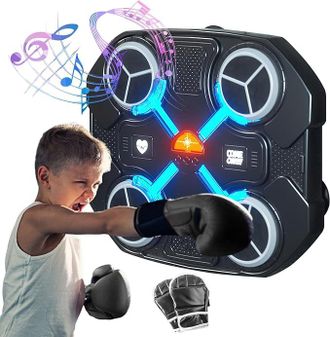 OEM M&aacute;quina De Boxeo Musical, Punzonadora Con 3 Niveles De Velocidad, Almohadilla De Boxeo Inteligente Bluetooth Montada En La Pared, Punzonadora De Boxeo