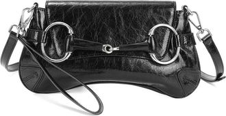 Tiffany & Fred Metallic Leather Shoulder Bag