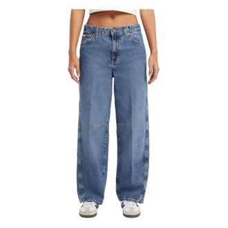 Guess Loose-fit Jeans, female, Blue, Size: W27 Barrel Jeans