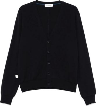 Lanvin Cardigan in lana - Blu