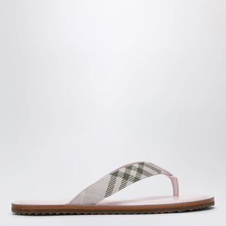 Burberry Pink Pavilion sandals with Check pattern