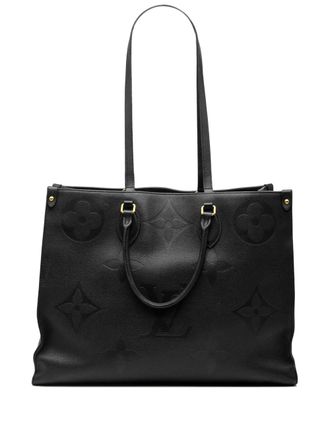 Louis Vuitton 2020 Monogram Empreinte Onthego GM satchel - Black