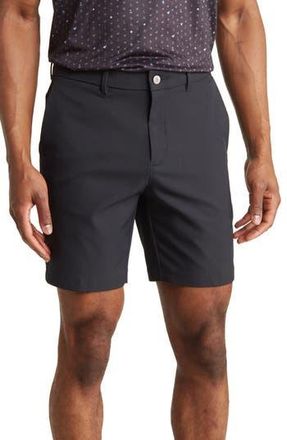 Original Penguin 9-Inch Solid Flat Front Golf Shorts in Caviar at Nordstrom Rack, Size 32