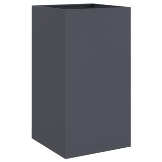vidaXL Jardinera Acero Gris Antracita 42x38x75 Cm Vidaxl