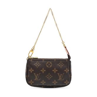 Louis Vuitton Pre-owned Handbags, female, Brown, Size: ONE SIZE Pre-owned Printed Canvas Mini Bag