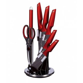 Berlinger Haus Juego De Cuchillos Berlinger Haus Bh-2686 En Soporte