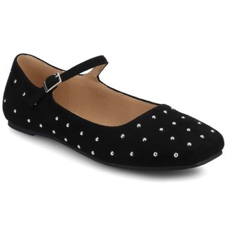 Journee Collection Womens Wide Width Carrie Dress Flats