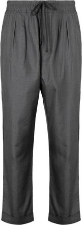 Tom Ford Luxe Zijden Rechte Broek - Heren - Straight fit broeken - Grijs - W36 - Broeken