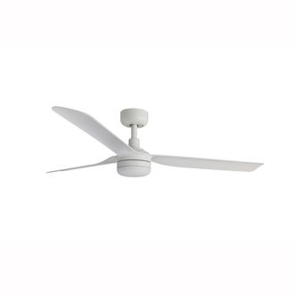 Netlighting Punt 132cm Smart LED Ceiling Fan Matt White CCT
