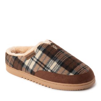 Dearfoams Mens Aldan Shacket Clog Slippers