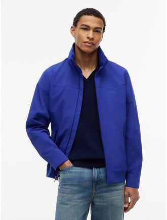 Tommy Hilfiger Mens Water-Resistant Hooded Regatta Jacket - Blue - XXXL