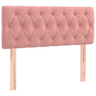 vidaXL Cabecero De Terciopelo Rosa 90x7x78/88 Cm Vidaxl