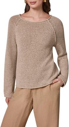 DKNY Easy Boat Neck Sweater in Fawn Multi at Nordstrom, Size X-Small