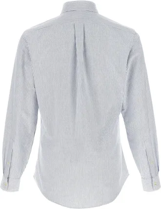 Polo Ralph Lauren Striped Oxford Cotton Shirt - Blue