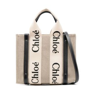 Chlo&eacute; Tote Bags, female, Beige, Size: ONE SIZE Stylish Bags Collection