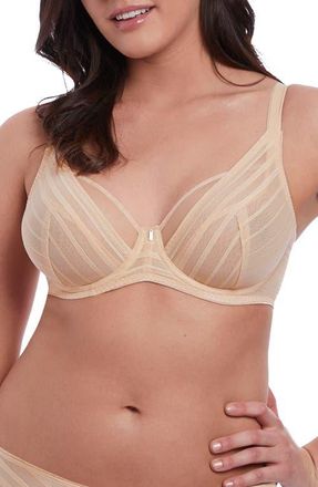 Freya Cameo Underwire Plunge Bra in Sand at Nordstrom, Size 32G