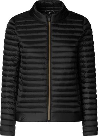 Save The Duck Zwarte Gewatteerde Donsjas Vrouwen - Dames - Winterjassen - Zwart - XL - Nylon - Jassen