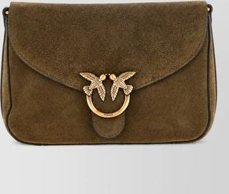 Pinko love bag mini leather clutch bag