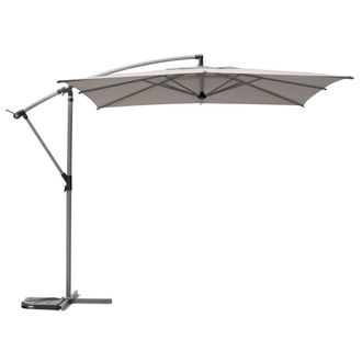Hesperide Hesperide - Sombrilla Colgante Cuadrada Manoa Gris Topo - 2.5 X 2.5 M - Hesp&eacute;ride