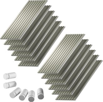 Vicco Panel Ac&uacute;stico Sonoa, Verde Salvia/blanco, Lote De 12, Vicco