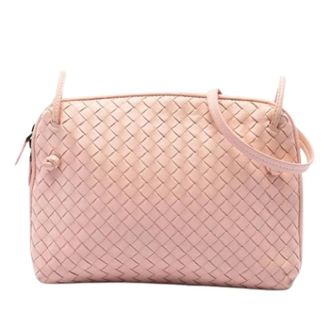 Bottega Veneta Pre-owned Cross Body Bags, female, Pink, Size: ONE SIZE Pre-owned Nodini Crossbody Bag