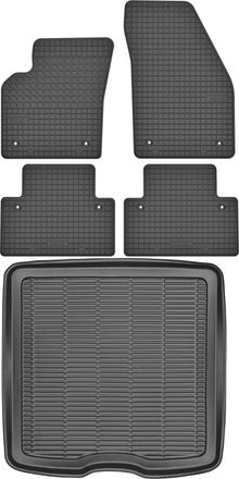OEM Juego De Alfombrillas De Goma Para Volvo V50 Kombi (2004-2012) + Alfombrilla Para El Maletero
