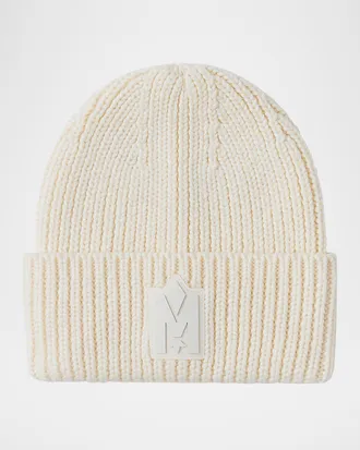 Mackage Men & apos;s M-Logo Patch Beanie Hat