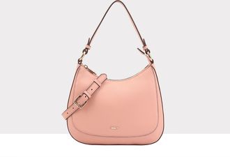 Paul Costelloe Womens Valeria Leather Multi Way Bag - Pink - One Size