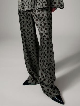Day Birger Et Mikkelsen Phoebe Fluid Trouser in Black at Nordstrom, Size 14