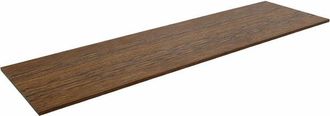 Saniclass Tops Topblad - 161x46x2cm - walnut pure