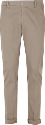 Dondup Gaubert Gabardine Smerigliata - Heren - Chinos - Beige - W35 - Broeken
