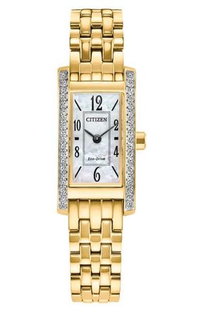 Citizen Petite Palidoro Bracelet Watch, 14.3mm in Gold-Tone at Nordstrom