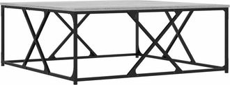 vidaXL Vidaxl - Mesa de centro madera de ingeniería gris Sonoma 100x100x40 cm