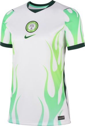 Nike Nigeria 2026 Stadium Away Nike Womens Dri-FIT Soccer Replica Jersey in White | IB4583-100