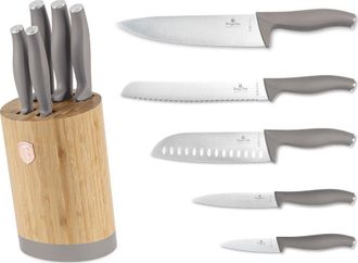 Berlinger Haus Berlinger-haus Taupe Collection Set De Cuchillos Inox 6 Piezas