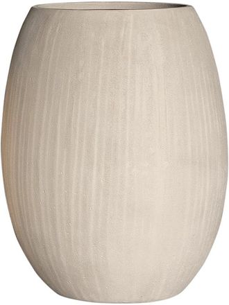 Baq Grosser In-/Outdoor Blumentopf Polystone Coated Plain Balloon &oslash; 52/ H 68 cm - Natural