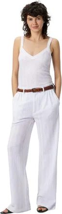 Missoni Tailored Pants With Zigzag Pattern in White at Nordstrom, Size 40 It