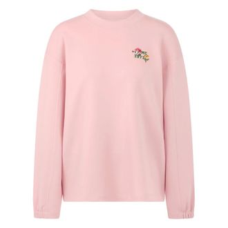 Marc Cain Langarm-Shirt mit Print - Dames - Sweatshirts & Hoodies - Roze - Maat: L Viscose
