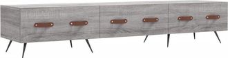 vidaXL Vidaxl - tv Cabinet Grey Sonoma 150x36x30 cm Engineered Wood