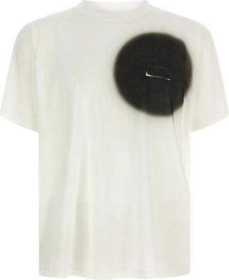 Maison Margiela Numeric Signature T-Shirt - Heren - T-shirts - Wit - XL - Katoen - Tops