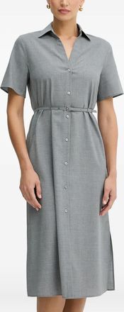 BOSS Chemisier con cintura - Grigio