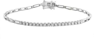 Effy Sterling Silver Diamond Bracelet at Nordstrom Rack, Size 7.5