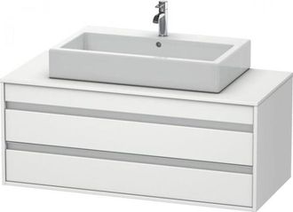 Duravit Ketho M&oacute;dulo Mural 6656, 2 Cajones, 1200mm, Para Lavabo - Duravit