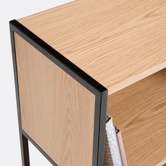 La Redoute Interieurs Eiken fineer modulaire en uittrekbare consoletafel Volga