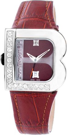 Laura Biagiotti Leather Dress Womens Watch