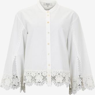 Sea New York Lang&auml;rmelige Bluse aus Baumwolle Ilya