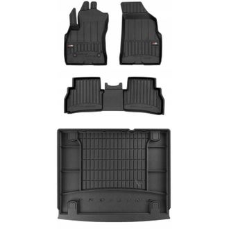 OEM Set 3d Alfombrillas Y Alfombrillas Fiat Doblo 2 Familiar 2010-2020