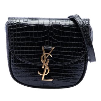 Saint Laurent Pre-owned Kaia Crossbody Bag - Dames - Pre-owned - Zwart - Maat: ONE Size Leer