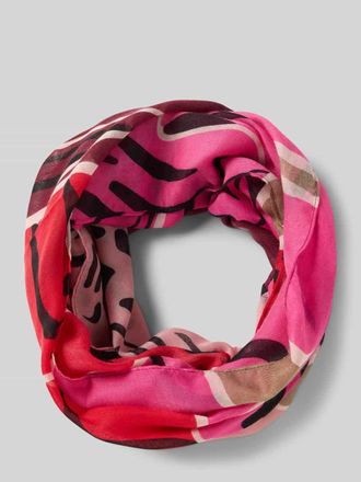 Codello Loop-Schal mit Label-Applikation in Rot, Größe 1