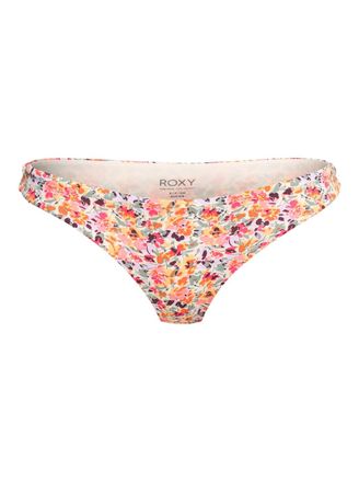 Roxy Bikini-Hose ROXY Printed Beach Classics, Damen, Gr. M, US-Gr&ouml;ssen, rosa (pastel rose swept up floral), Obermaterial:87% Nylon, 13% Elasthan;, Badehose